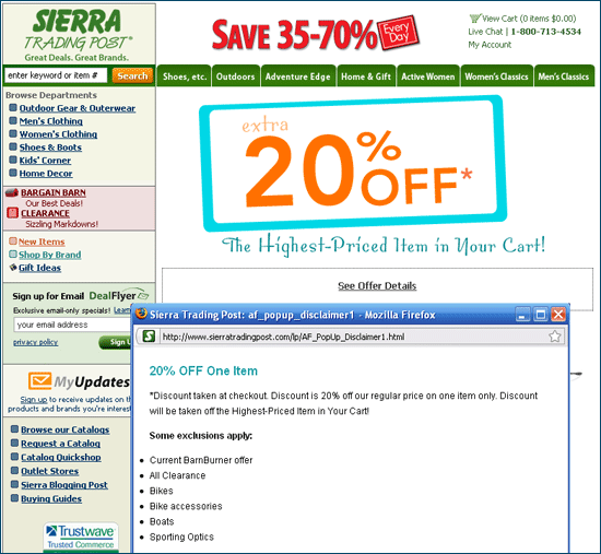 5 Examples of Landing Pages for Affiliate Coupon Campaigns