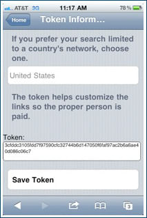 Linkshare mobile dashboard